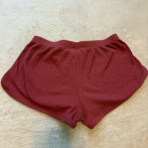Wine Red Shorts